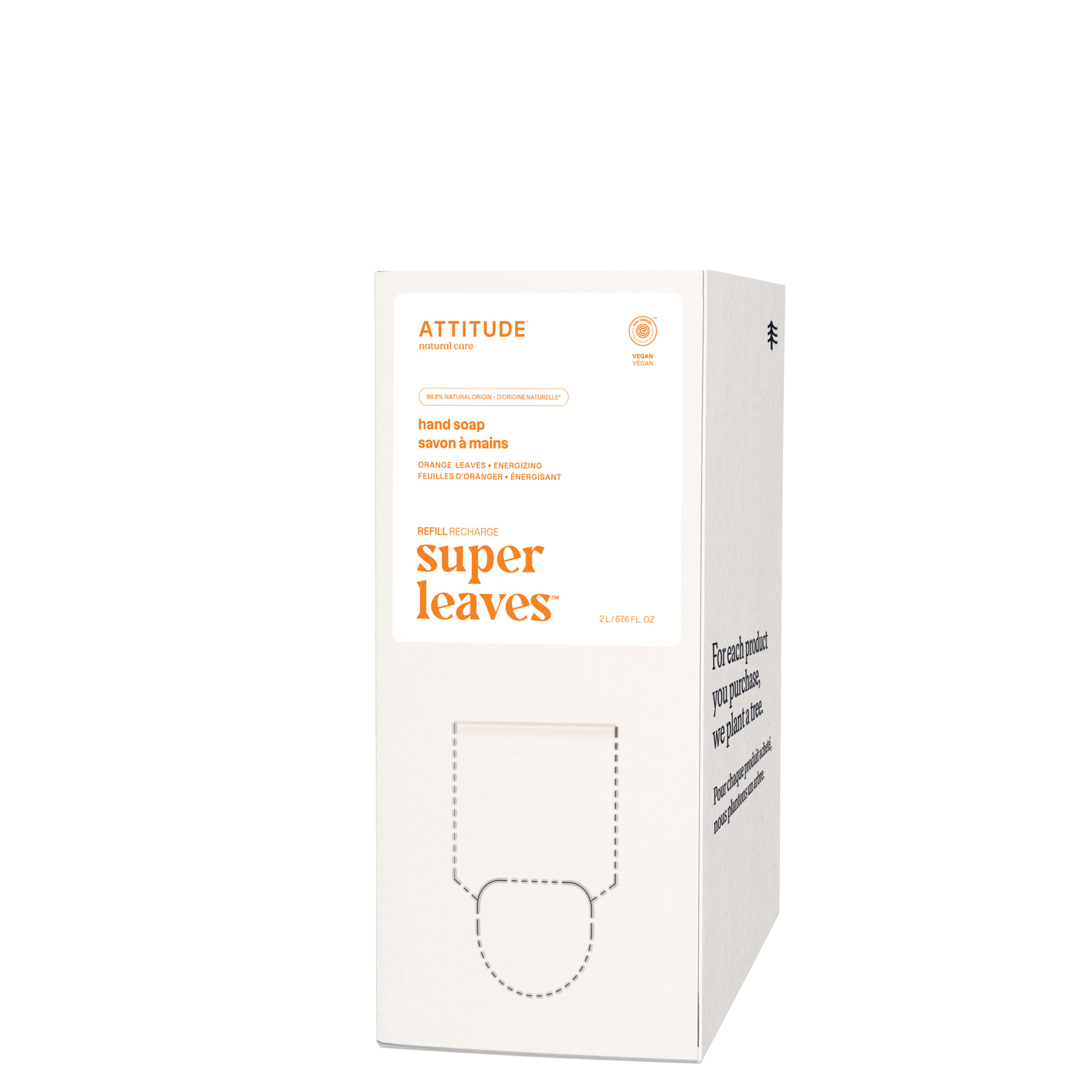 Attitude Super leaves handzeep orange leaves eco refill