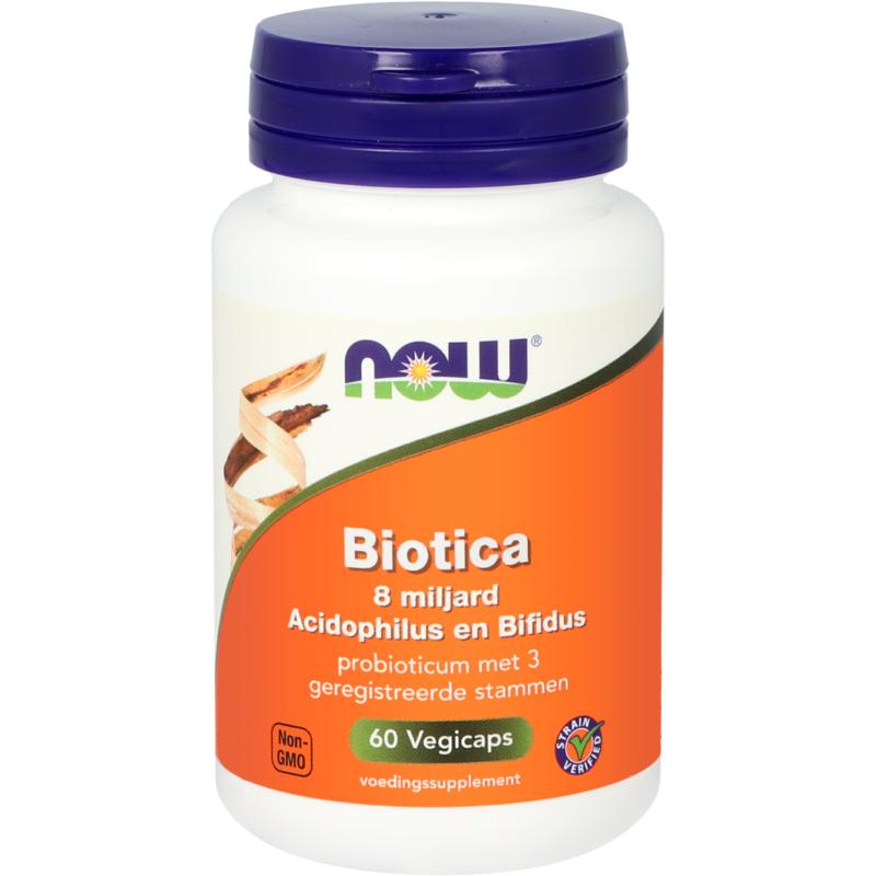 NOW Biotica 8 miljard acidophilus en bifidus