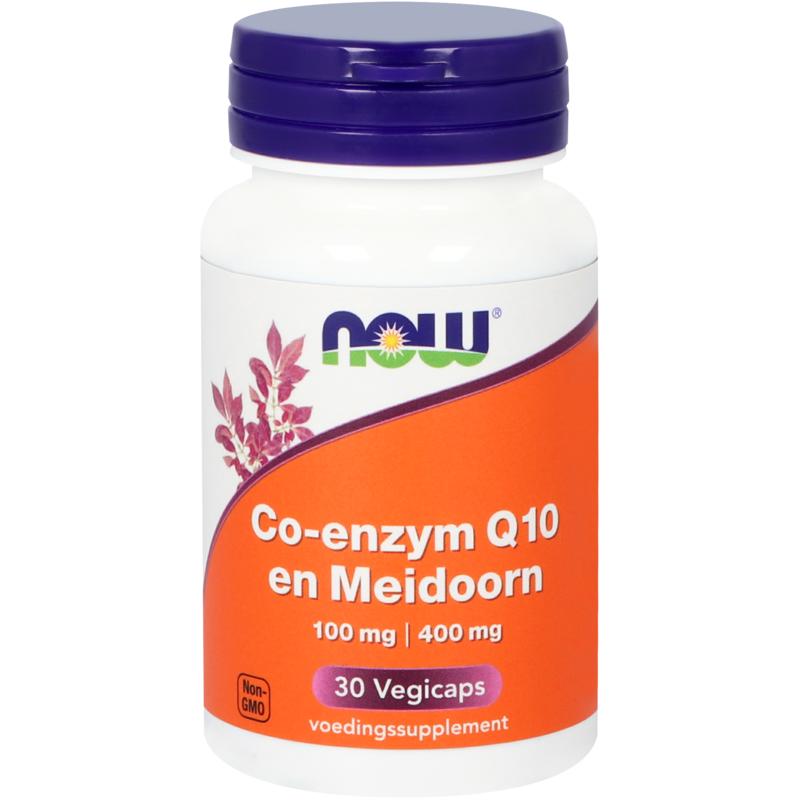 NOW Co-Q10 100mg met meidoorn