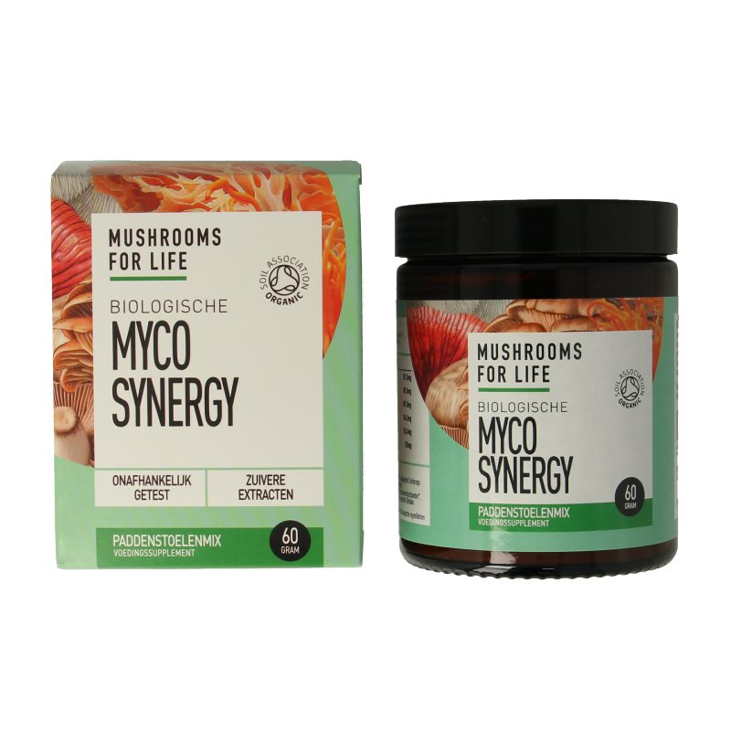 Mushrooms for Life Myco synergy poeder bio - Afbeelding 2
