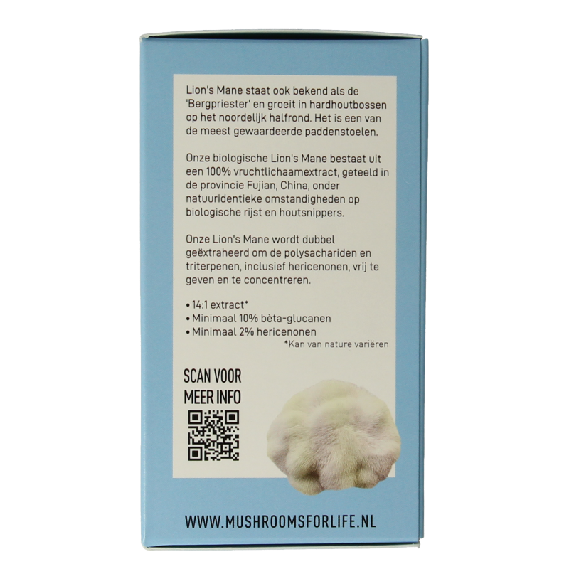 Mushrooms for Life Lion's mane bio - Afbeelding 5