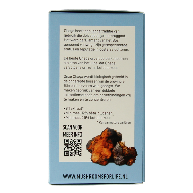 Mushrooms for Life Chaga bio - Afbeelding 5