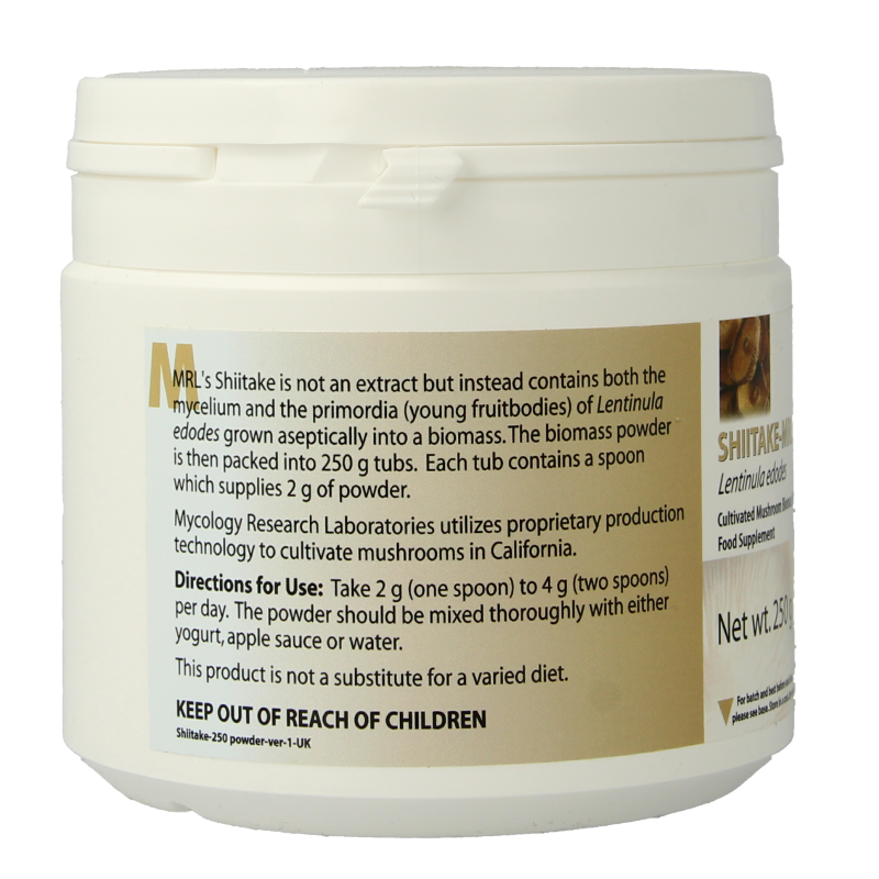 MRL Shiitake poeder bio - Afbeelding 2
