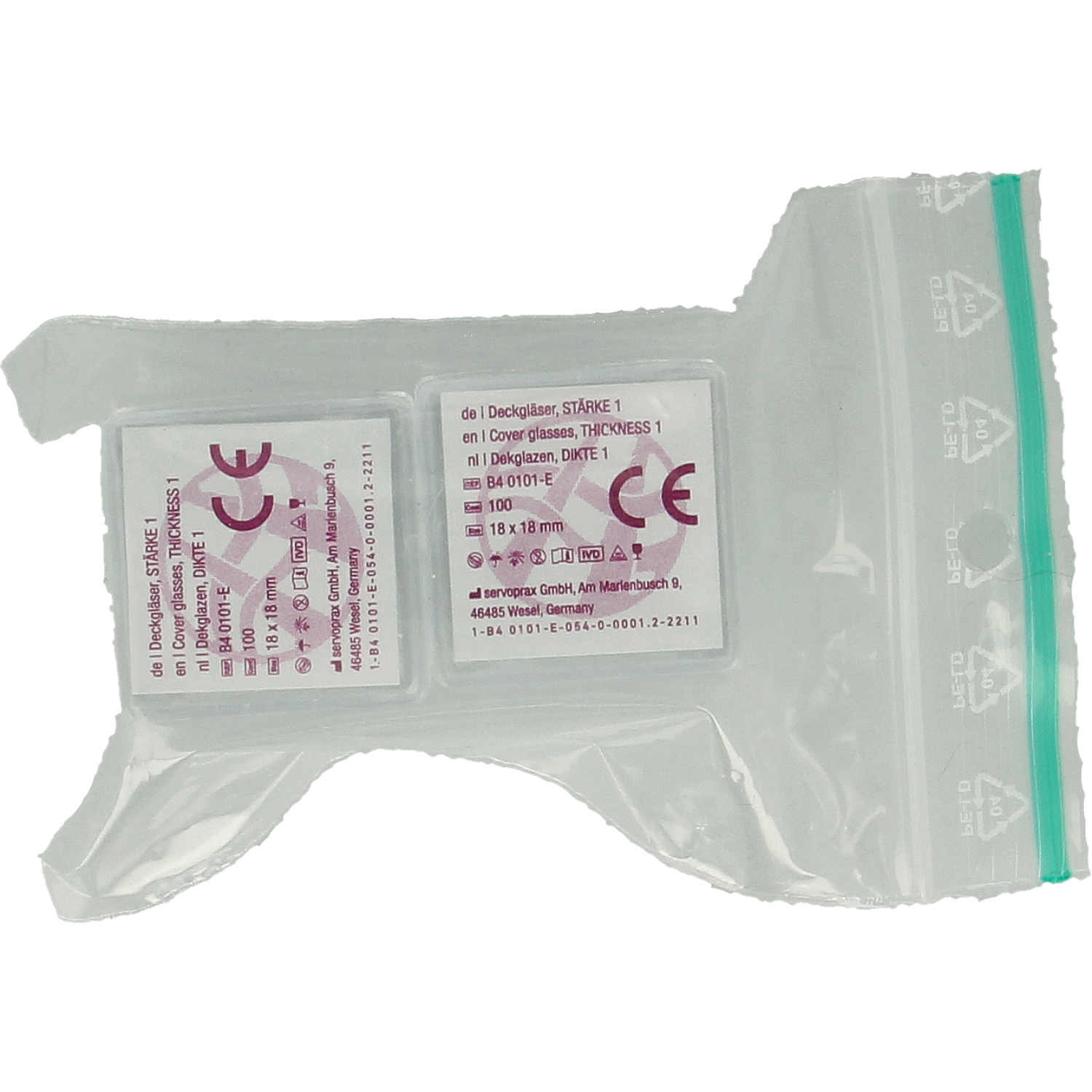 Menzel Dekglaasjes 18 x 18