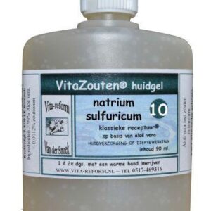 Vitazouten Natrium sulfuricum huidgel nr. 10