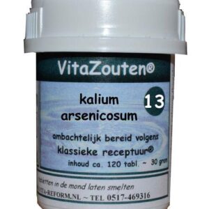 Vitazouten Kalium arsenicosum VitaZout nr. 13
