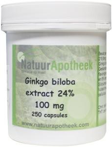 Natuurapotheek Ginkgo biloba 24% 160mg