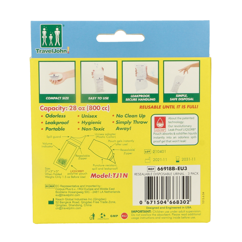 Able 2 Travel john - Afbeelding 3