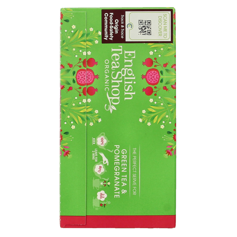 English Tea Shop Green tea pomegranate bio - Afbeelding 2