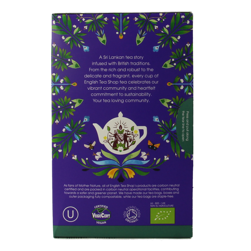 English Tea Shop Decaffeinated breakfast bio - Afbeelding 4