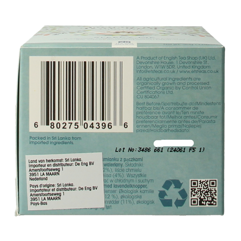 English Tea Shop Sleepy me bio - Afbeelding 5