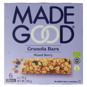 Made Good Granola bar mixed berries 24 gram bio