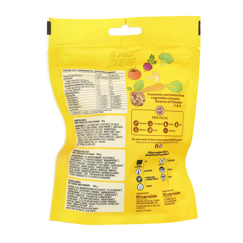 Made Good Granola minis chocolate banana bio - Afbeelding 2