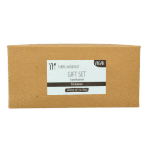 Yours Naturally Giftset 3 votive geurkaarsen fris katoen