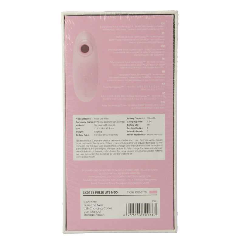Svakom Pulse lite neo clitoris stimulator - Afbeelding 3