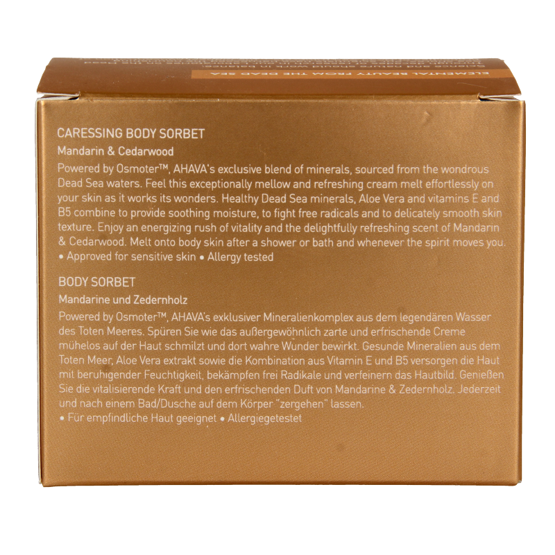 Ahava Caressing body sorbet Mandarin & Cedarwood - Afbeelding 4