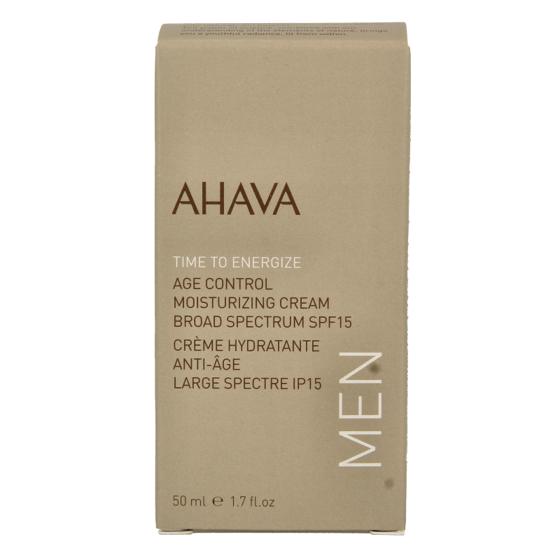 Ahava Men age control moisturizing gezichtcreme SPF15