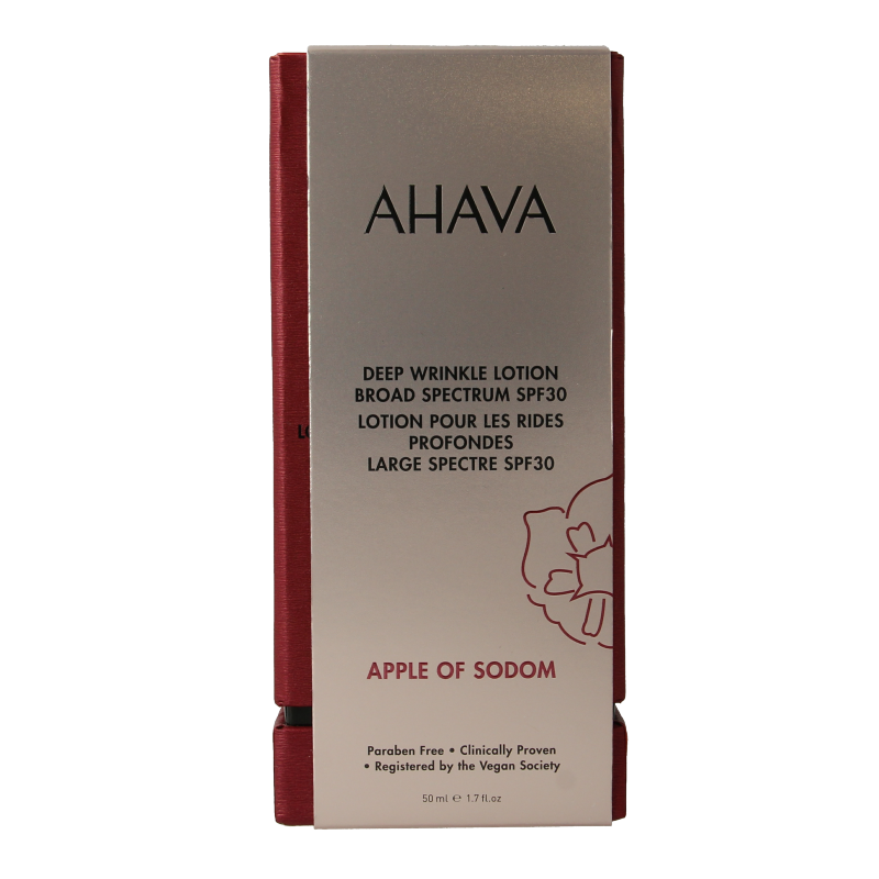 Ahava Deep wrinkle lotion SPF30