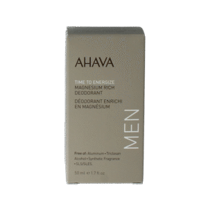 Ahava Men deodorant roll on magnesium rich