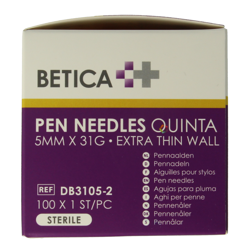 Betica Pennaalden Quinta steriel 5mmx31g - Afbeelding 2