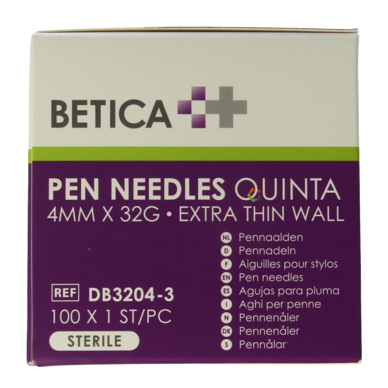 Betica Pennaalden Quinta steriel 4mmx32g - Afbeelding 2