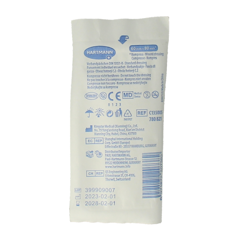 Hartmann Snelverband klein 6 x 8 cm - Afbeelding 2