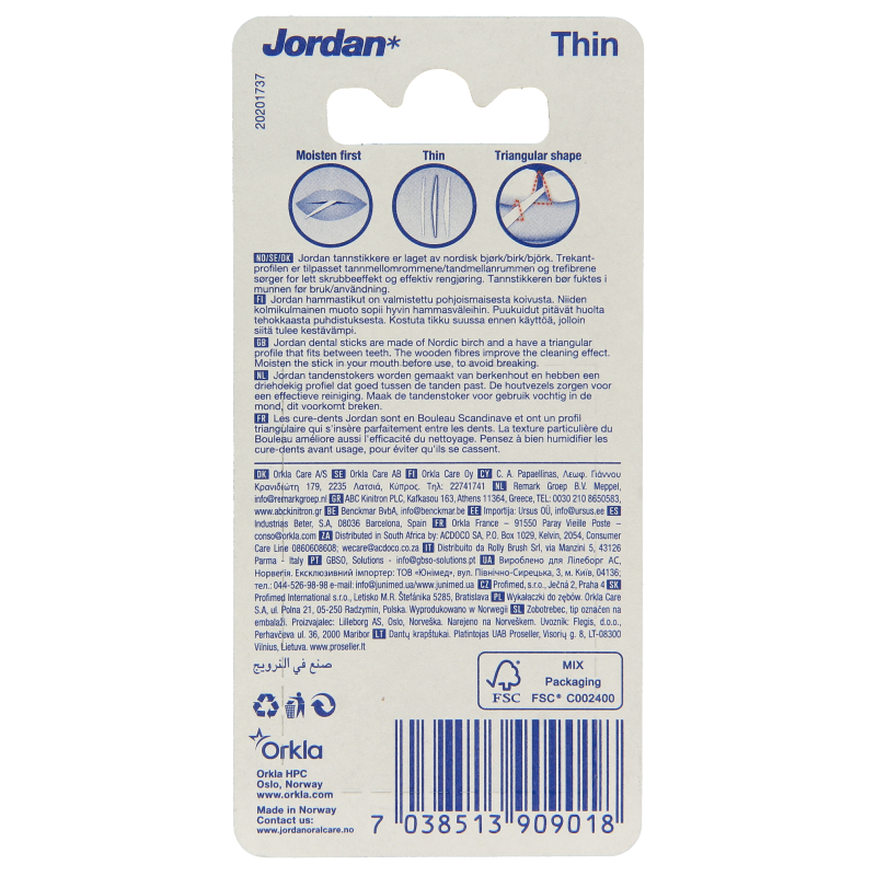 Jordan Tandenstoker dun mint - Afbeelding 2