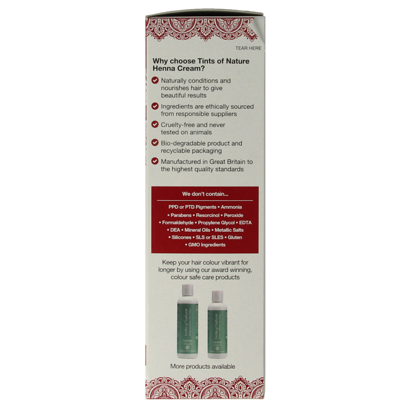 Tints Of Nature Henna cream red semi permanent - Afbeelding 5