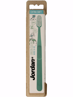 Jordan Tandenborstel green clean kids extra soft - Afbeelding 3