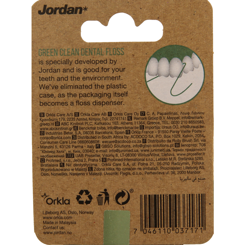 Jordan Green clean floss 30 meter - Afbeelding 2