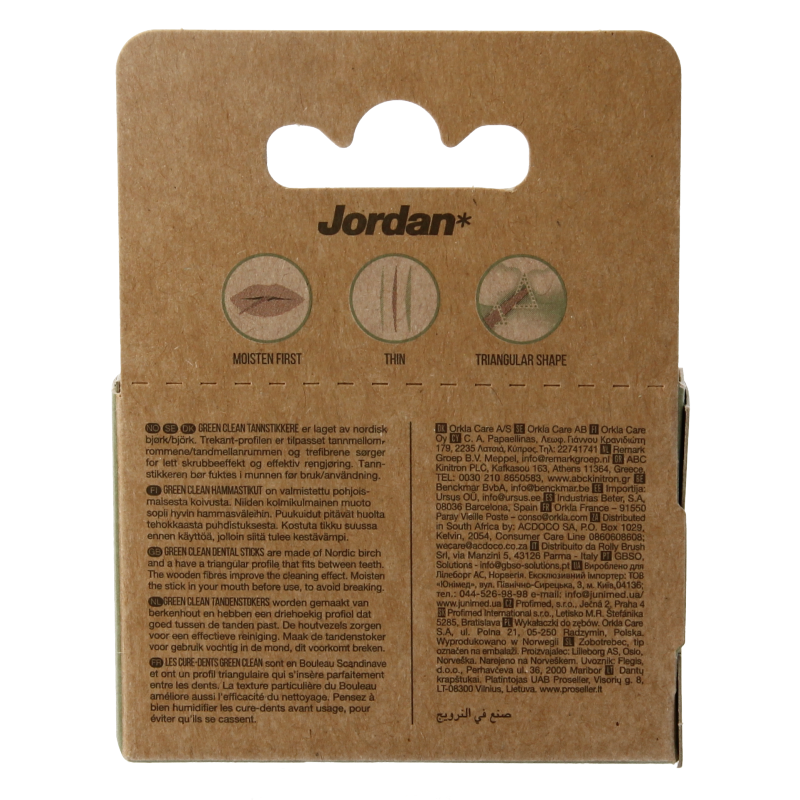 Jordan Green clean tandenstoker dun - Afbeelding 2