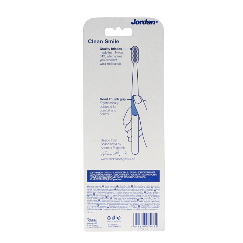 Jordan Tandenborstel clean smile soft - Afbeelding 2