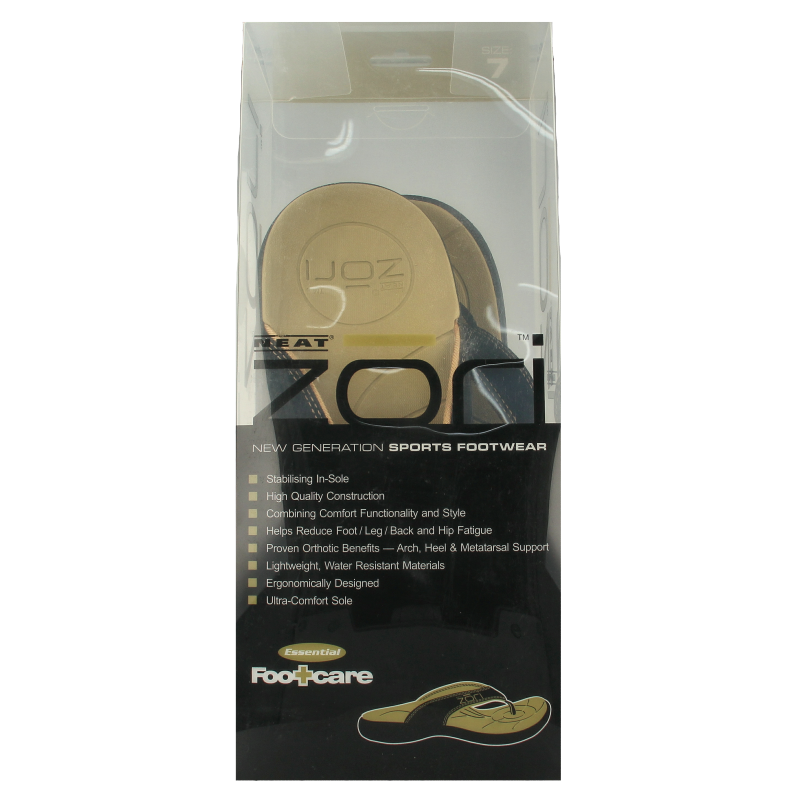 Zori Teenslippers zwart maat 7