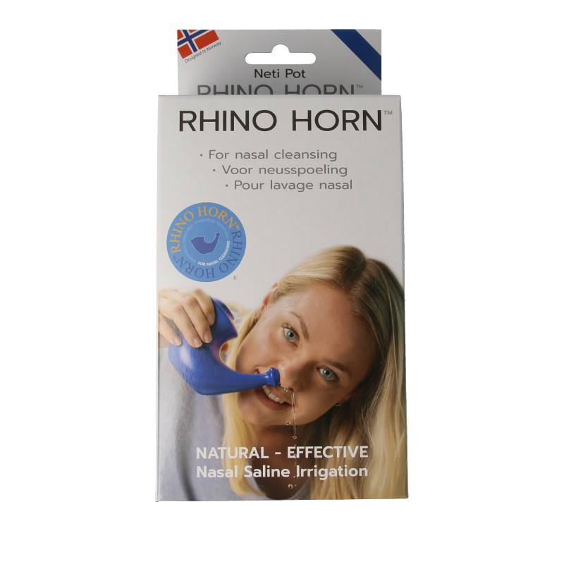 Rhino Horn Neusspoeler blauw