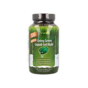 Irwin Naturals Living green liquid gel multi for men