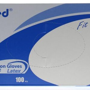 Romed Latex handschoen niet steriel gepoederd M