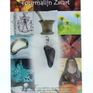 Steengoed Gezondheidshanger tourmalijn zwart