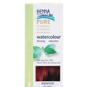 Henna Cure&Care Watercolour wijnrood