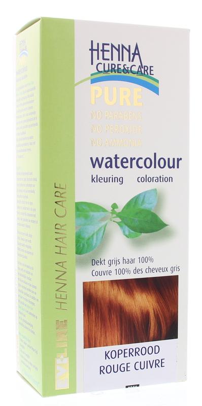 Henna Cure&Care Watercolour koperrood