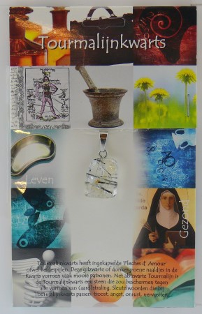 Steengoed Hanger gezondheidssteen tourmalijn kwarts