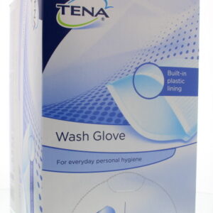 Tena Washandje met plastic voering