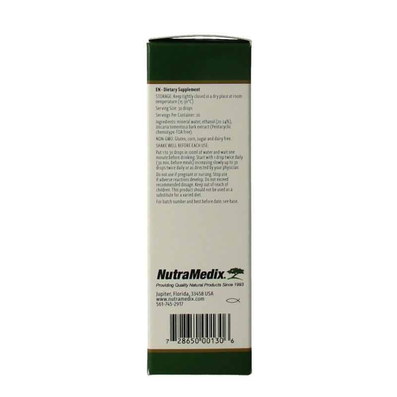 Nutramedix Samento cat's claw TOA vrij - Afbeelding 3