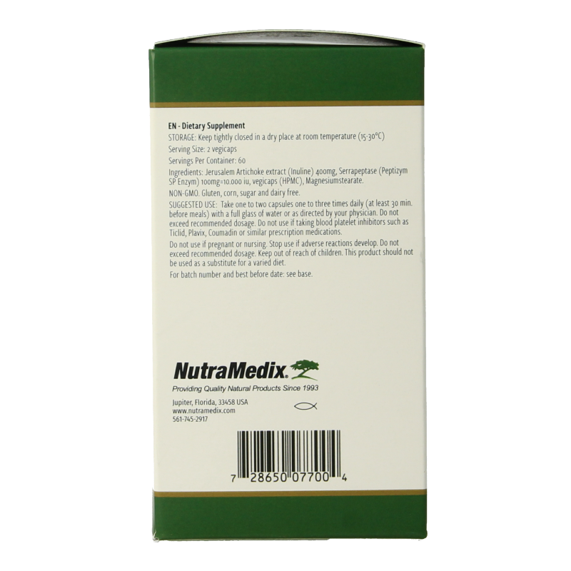 Nutramedix Serrapeptase - Afbeelding 3