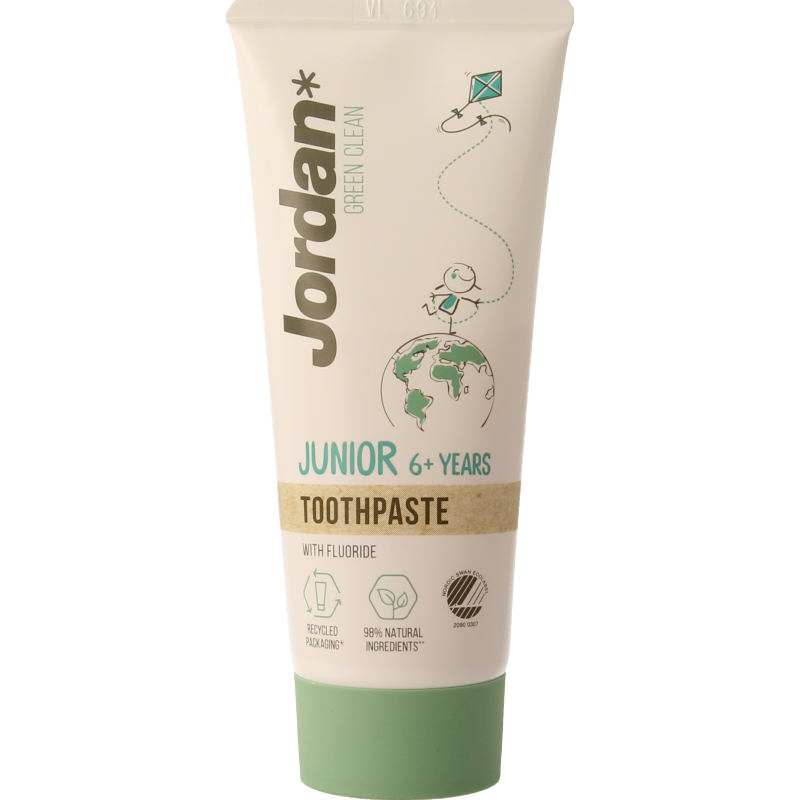 Jordan Green clean tandpasta junior tandpasta 6+