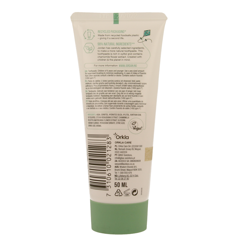Jordan Green clean tandpasta junior tandpasta 6+ - Afbeelding 2