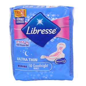 Libresse Ultra thin goodnight wings