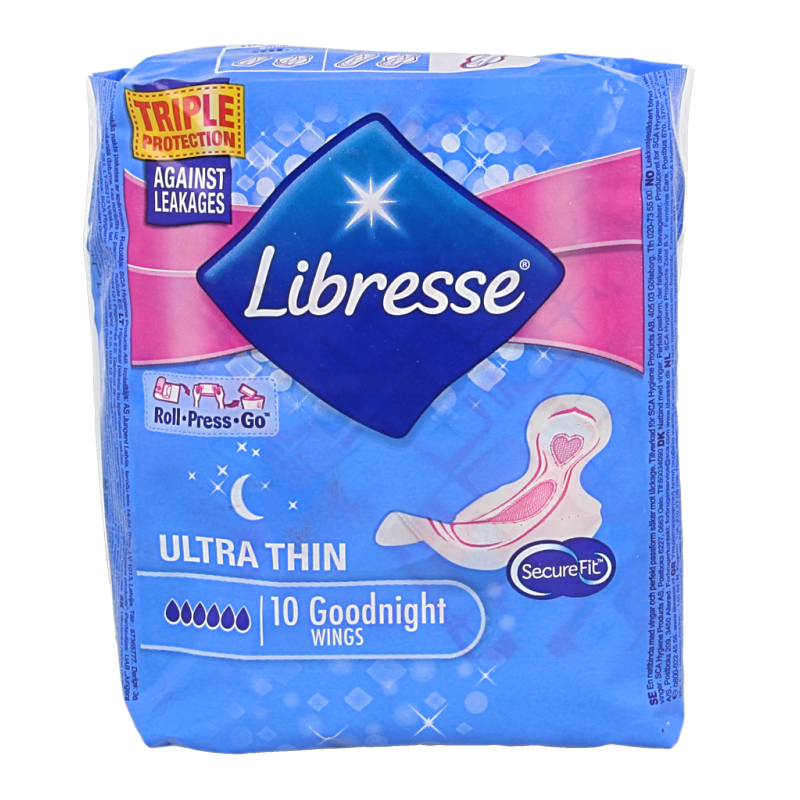 Libresse Ultra thin goodnight wings
