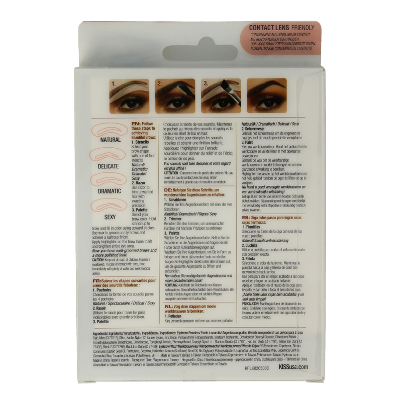 Kiss Beautiful brow kit - Afbeelding 3