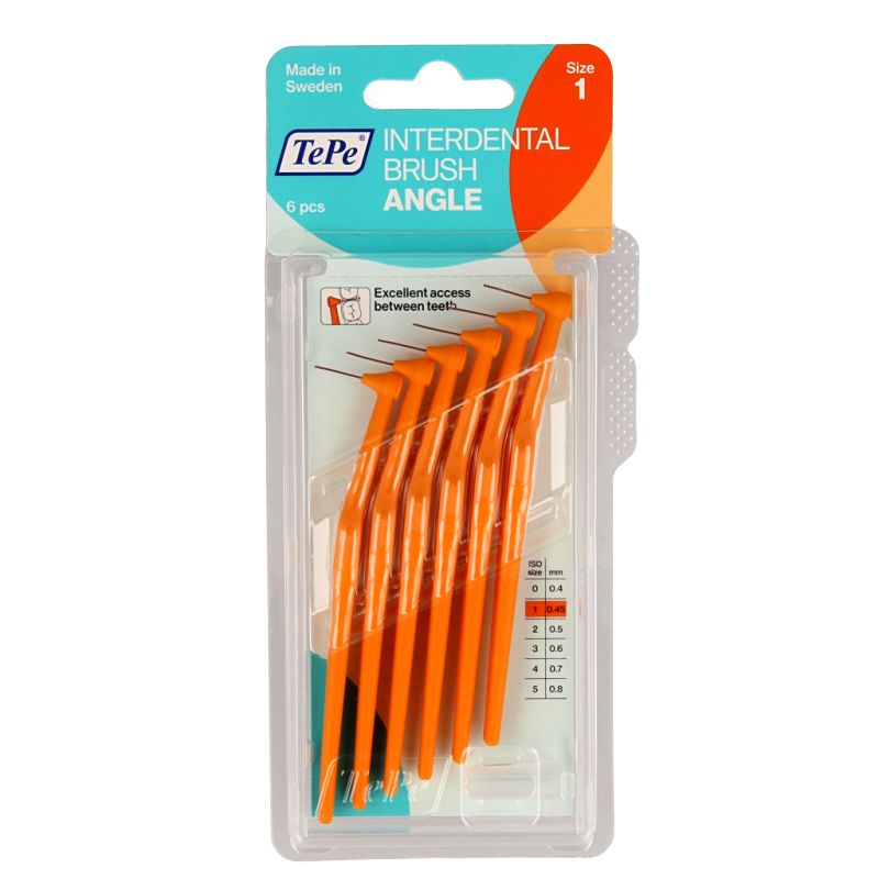 TePe Angle oranje 0.45 mm size 1