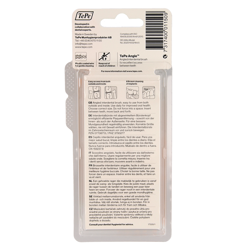 TePe Angle oranje 0.45 mm size 1 - Afbeelding 2